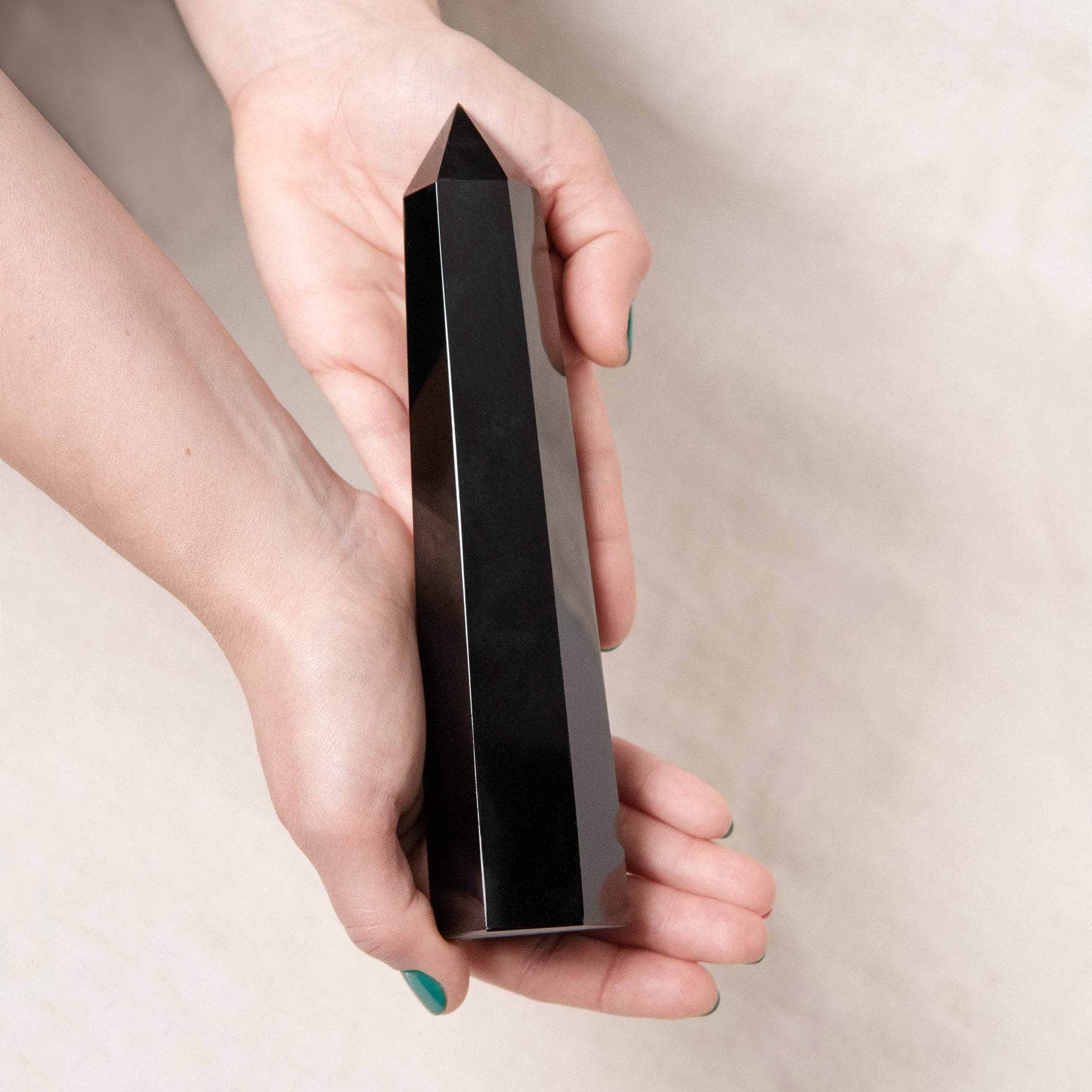 2_eea873d5-2590-4c84-876d-31d71e3e025b Black Obsidian Obelisk - Large - AAA Premium Quality - Image 2