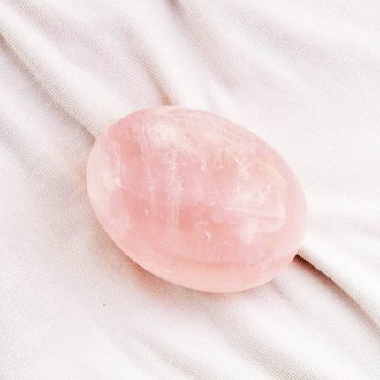 Rose Quartz Palm Stone - AAA Premium Quality