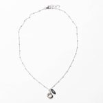April Herkimer Diamond Birthstone Necklace - Image 3