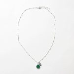 August Green Jade Birthstone Necklace - Image 3