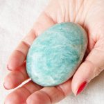 Amazonite Palm Stone - AAA Premium Quality - Image 2