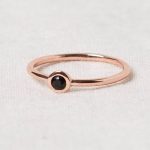 Black Tourmaline Silver, Gold or Rose Gold Ring - Image 7
