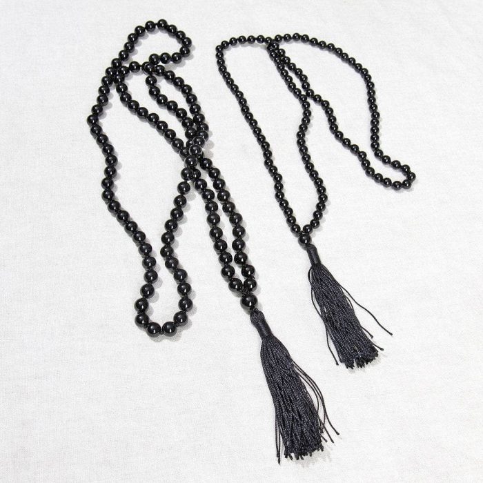 Black Onyx Mala - High-Energy Gemstones - Image 3