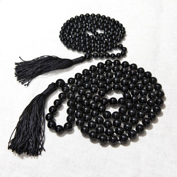 Black Onyx Mala - High-Energy Gemstones - Image 1