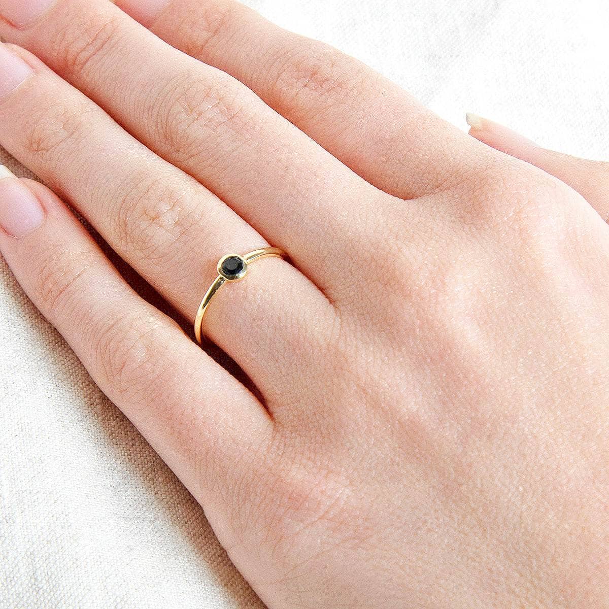 Black_Tourmaline_4195c385-4be1-4fdd-a6f1-f477c5a7fecc Black Tourmaline Silver, Gold or Rose Gold Ring - Image 1