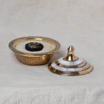Brass Mother of Pearl Charcoal & Smudge Burner Kit - Image 9