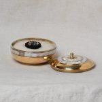 Brass Mother of Pearl Charcoal & Smudge Burner Kit - Image 4