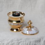 Brass Mother of Pearl Charcoal & Smudge Burner Kit - Image 6