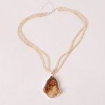 Citrine Druzy Pendant Necklace - Image 5