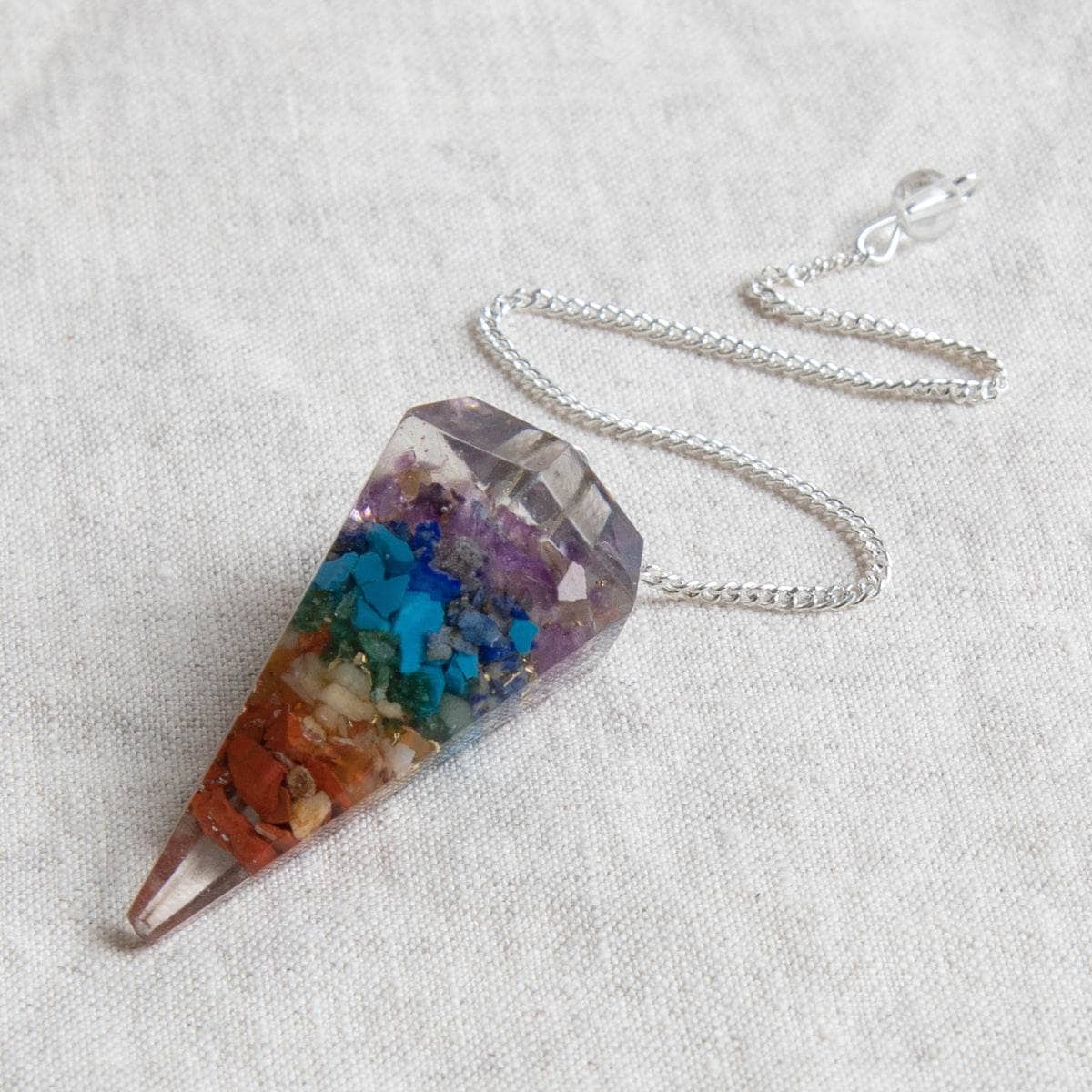 Chakra_1 Crystal Orgone Pendulums - Image 2
