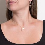 Delicate Clear Quartz Crystal Point Necklace - Image 4