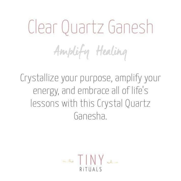 Clear Quartz Ganesh - Image 5