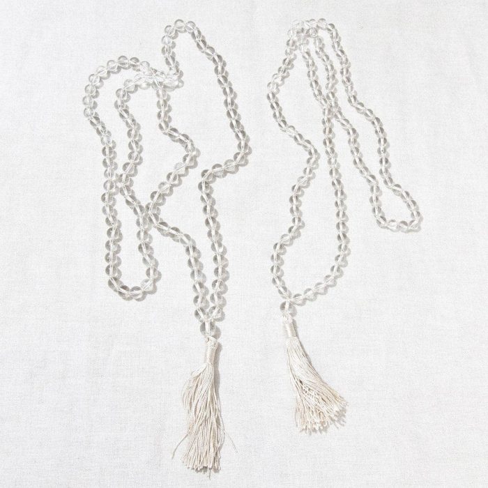 Clear Quartz Mala - High-Energy Gemstones - Image 3