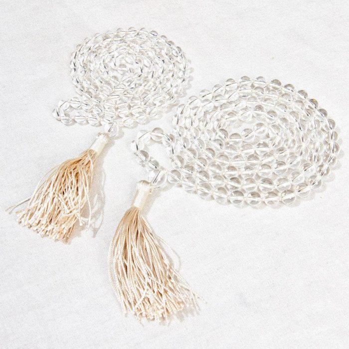 Clear Quartz Mala - High-Energy Gemstones - Image 1