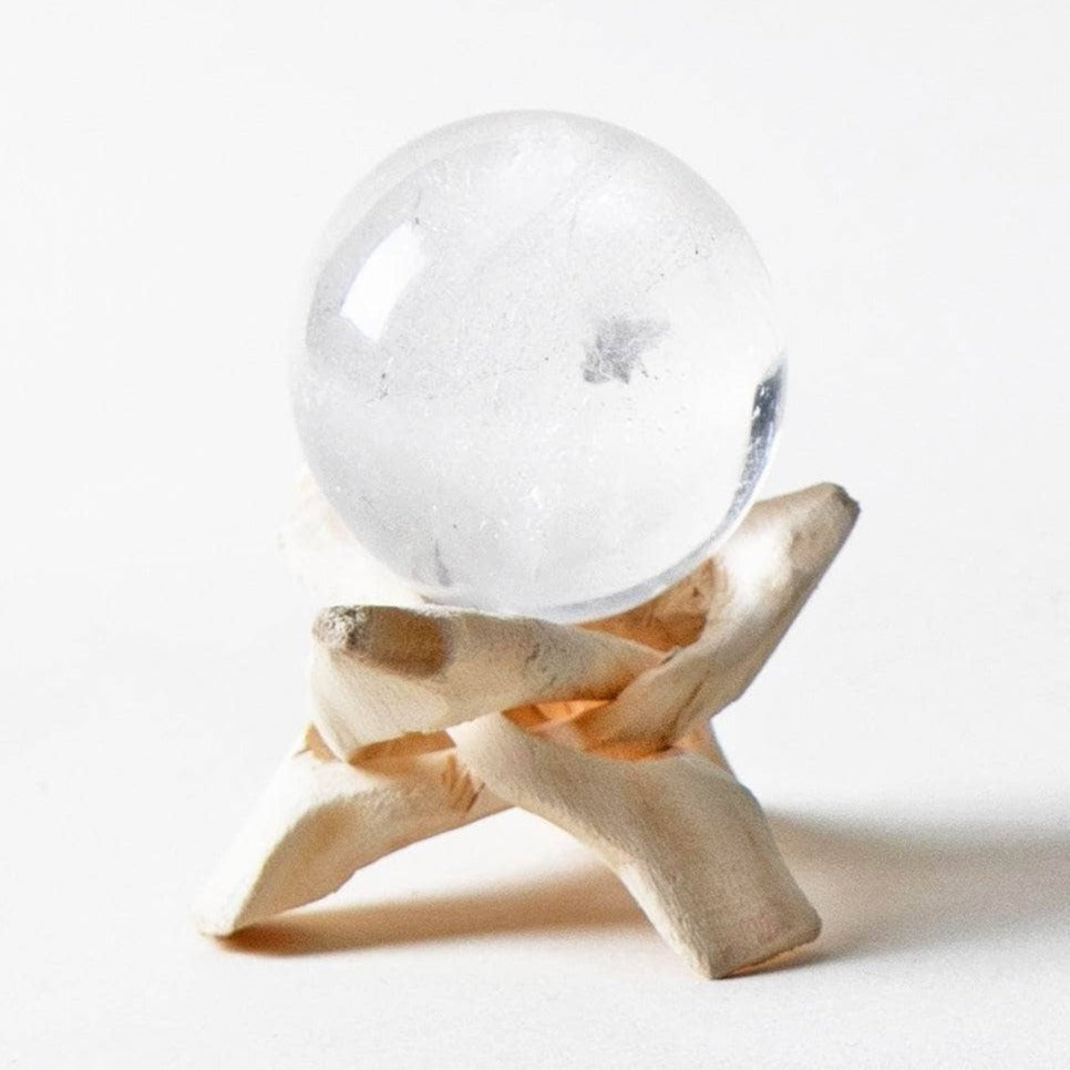 Clear_Quartz_Tripod_1 Clear Quartz Sphere with Tripod - AAA Premium Quality - Image 1