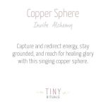 Copper Healing Sphere with Tripod - Image 5