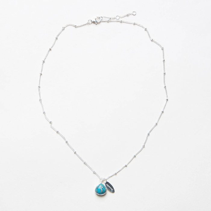 December Turquoise Birthstone Necklace - Image 7
