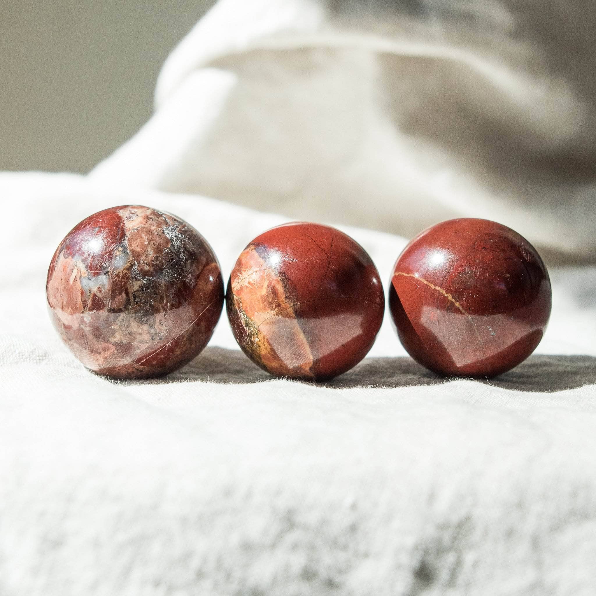 DSC_0104 Red Jasper Sphere with Tripod - Image 9