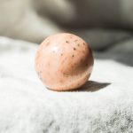 Orange Calcite Sphere with Tripod - Image 2