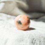 Orange Calcite Sphere with Tripod - Image 5
