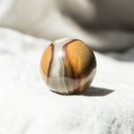 Polychrome (Desert Magic) Jasper Sphere with Tripod - Image 2