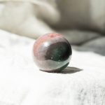 Polychrome (Desert Magic) Jasper Sphere with Tripod - Image 4