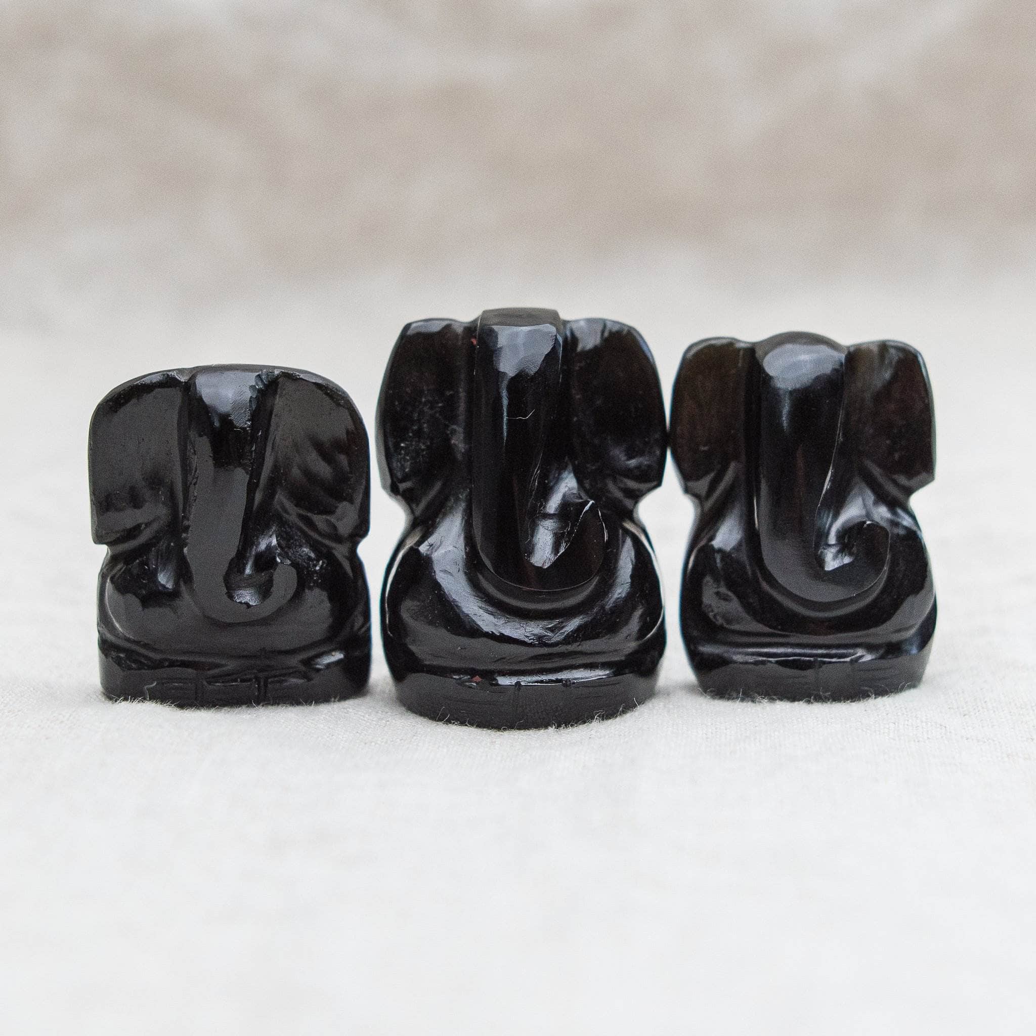DSC_0279 Black Obsidian Ganesh - Image 5