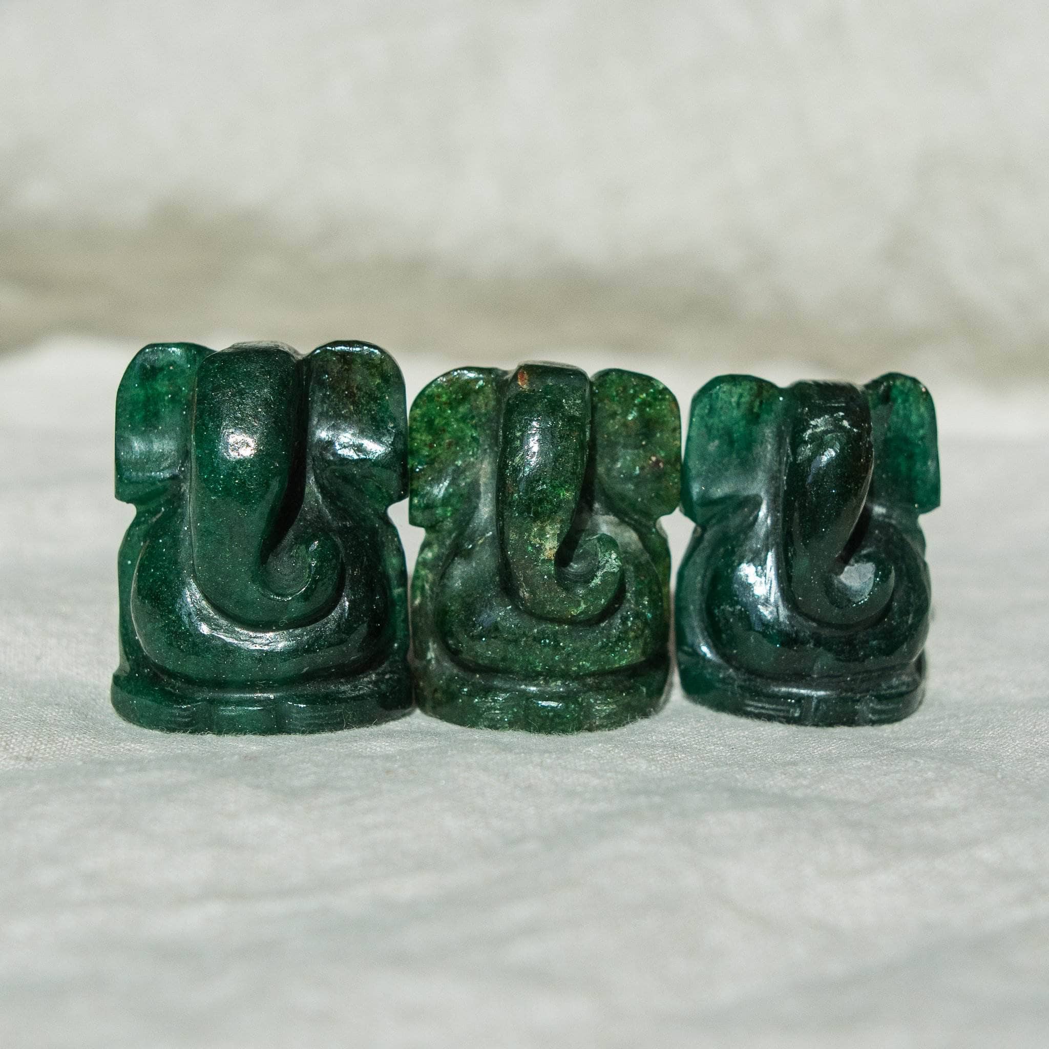 DSC_0791 Green Jade Ganesh - Image 3