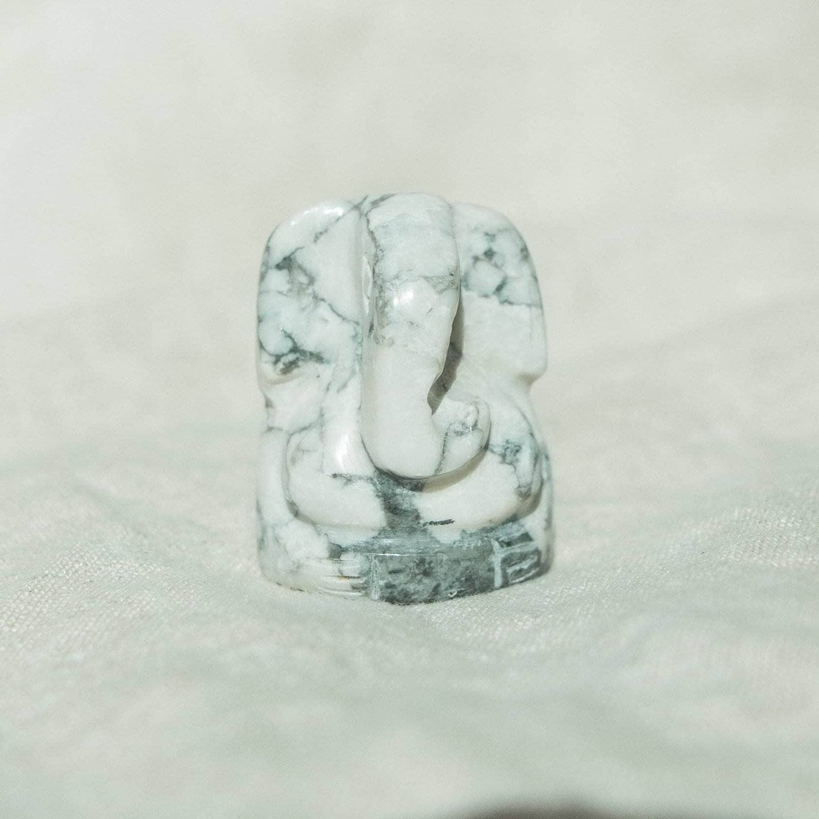 DSC_0819 Howlite Ganesh - Image 3