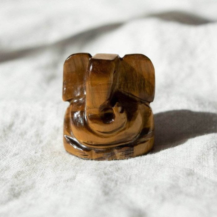 Tiger Eye Ganesh - Image 1