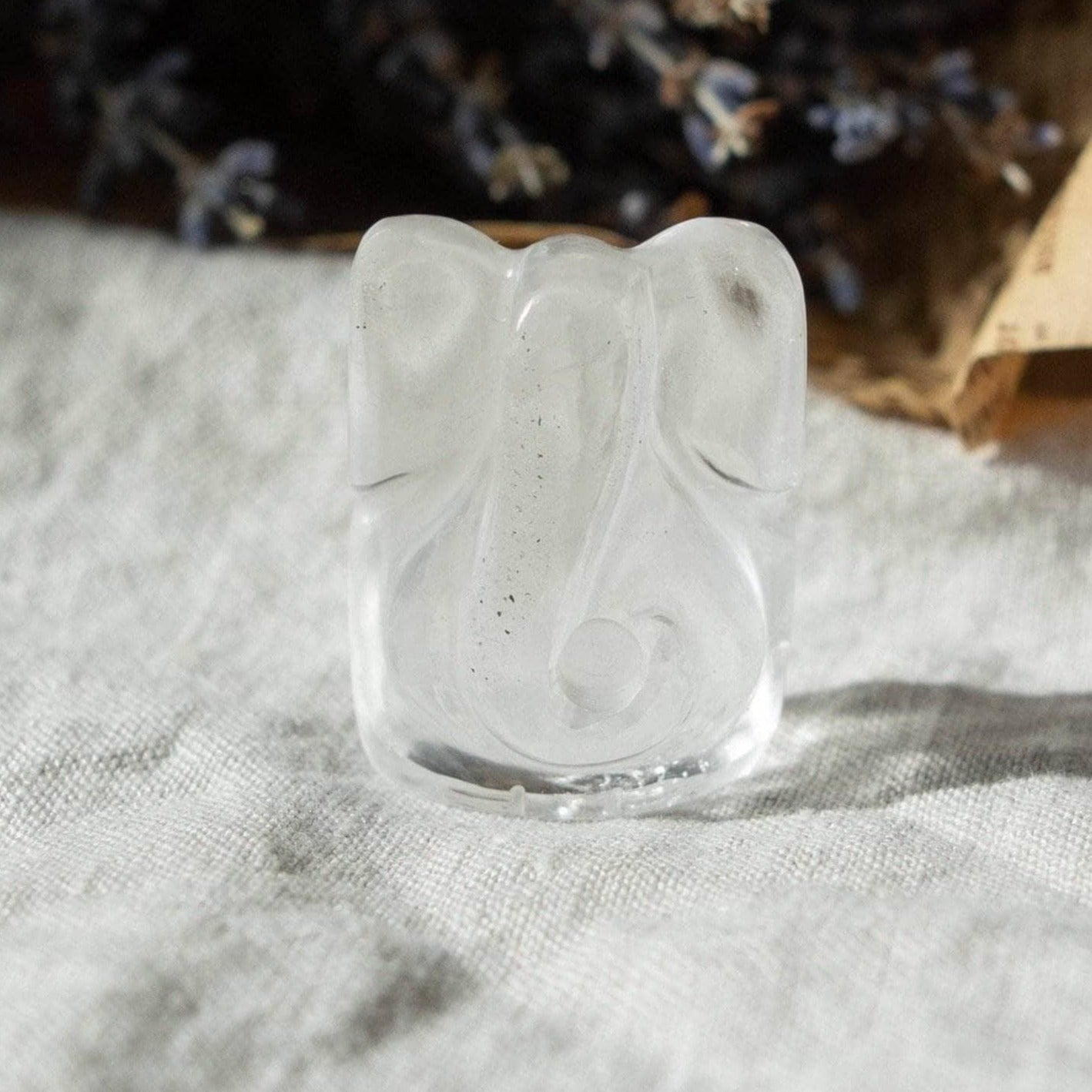 DSC_0867 Clear Quartz Ganesh - Image 2