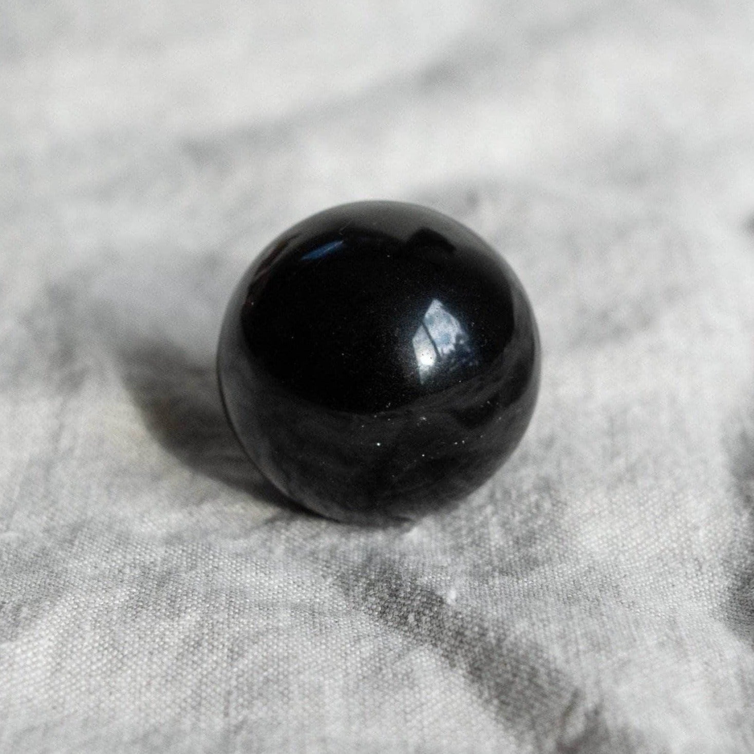 DSC_0965 Black Obsidian Sphere with Tripod - Image 4