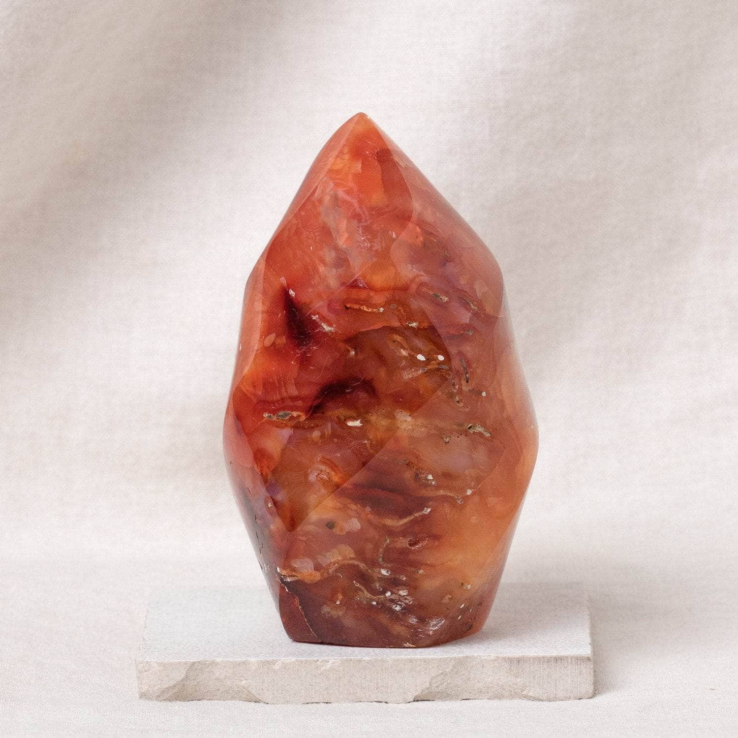 F1-CAR-ml-2 Carnelian Flame Crystal - 1 of a Kind - Image 1