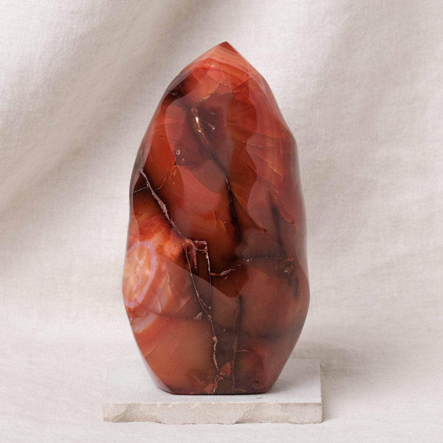 F14-CAR-ml Carnelian Flame Crystal - 1 of a Kind - Image 43