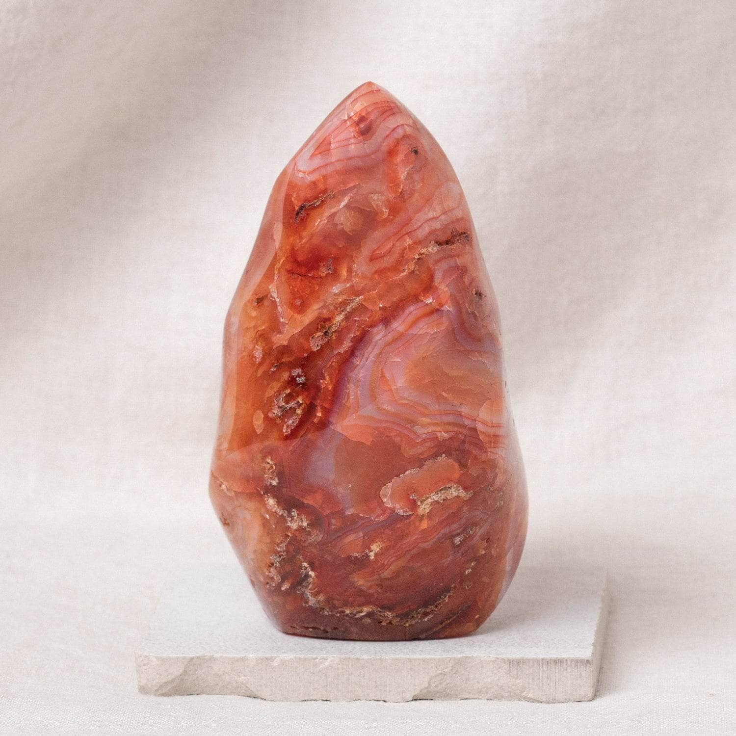 F2-CAR-ml-3 Carnelian Flame Crystal - 1 of a Kind - Image 6