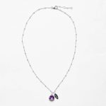 February Amethyst Birthstone Necklace - Image 3