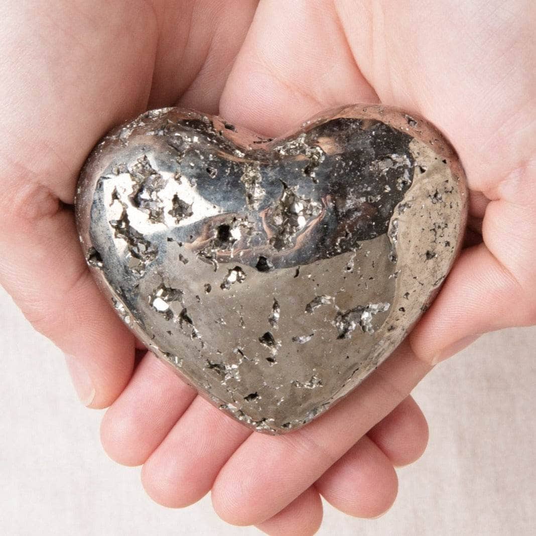 FFH-L Natural Pyrite Heart - AAA Premium Quality - Image 7