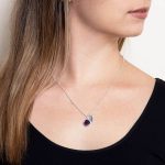 February Amethyst Birthstone Necklace - Image 6