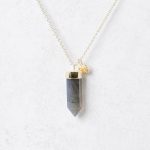 Labradorite Crystal Point Necklace - Image 5