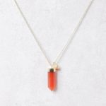 Carnelian Crystal Point Necklace - Image 3