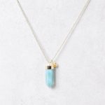 Rare Genuine Larimar Crystal Point Necklace - Image 7