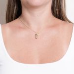 Delicate Green Amethyst Crystal Point Necklace - Image 5