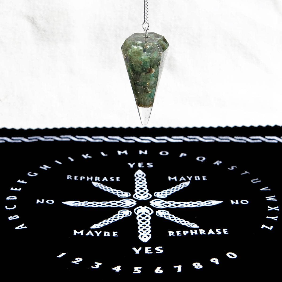 Green_Aventurine_6 Crystal Orgone Pendulums - Image 17