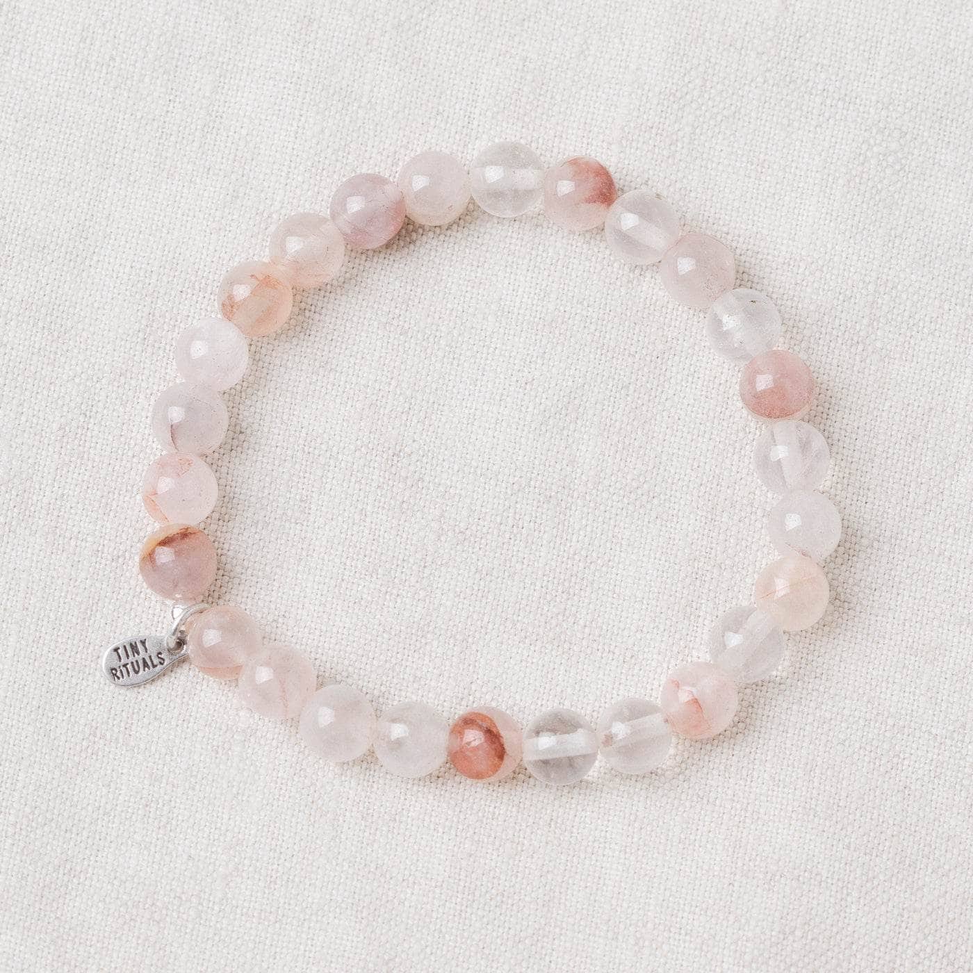Hematoid-Red-Tangerine-Quartz Hematoid Red Tangerine Quartz Energy Bracelet - 6mm - Image 1