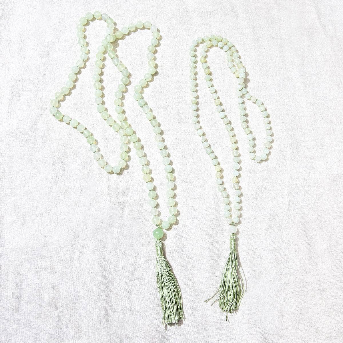 JadeMalaFull Green Jade Mala - High-Energy Gemstones - Image 3