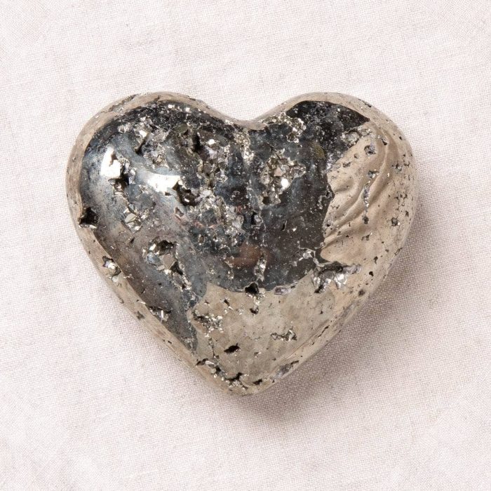 Natural Pyrite Heart - AAA Premium Quality - Image 6