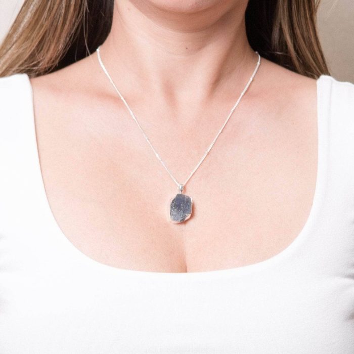 Labradorite Raw Crystal Necklace - Image 5