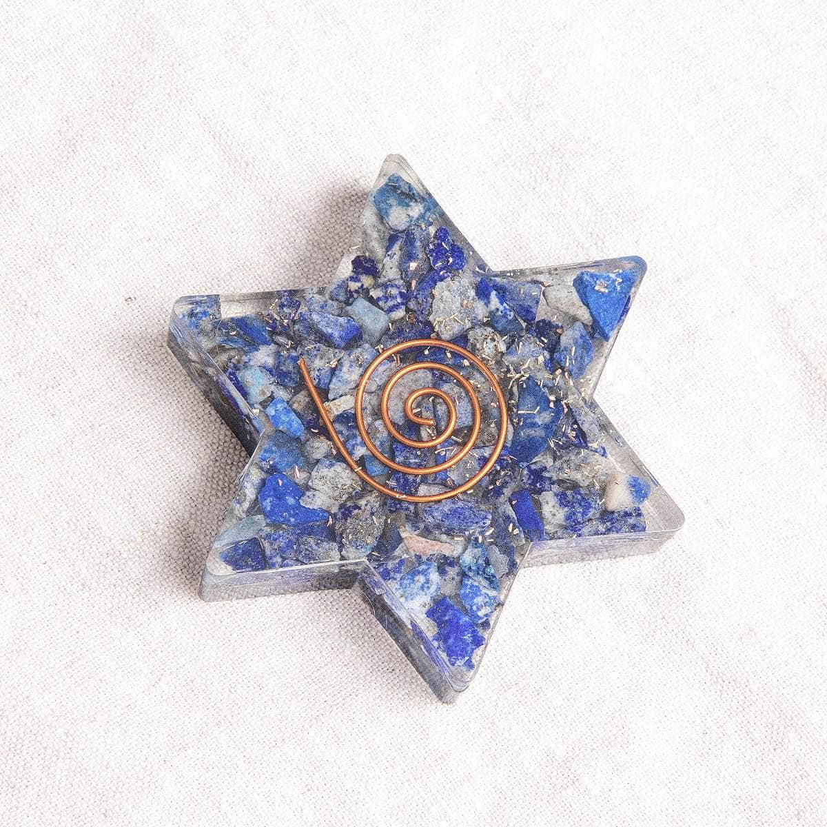 LapisOrgoneStar Orgone Gemstone Stars - Image 13