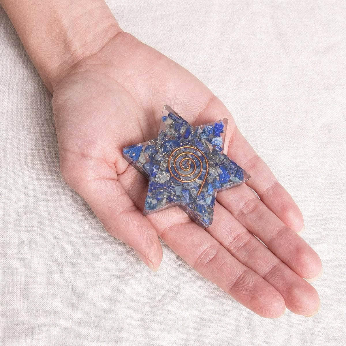 LapisorgoneStarHand Orgone Gemstone Stars - Image 14