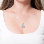 Rare Genuine Larimar Raw Crystal Necklace - Image 5